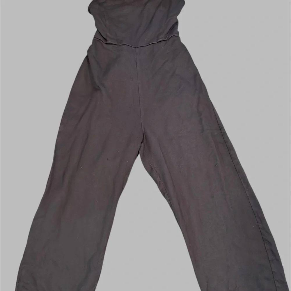 RVCA Black Minimalist Jumpsuit with Open Back - Picture 3 of 6